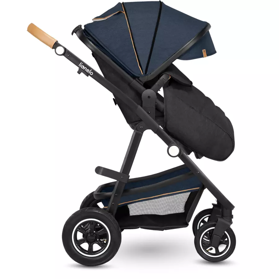 lionelo Kombikinderwagen Amber 2 in 1 Blue Navy