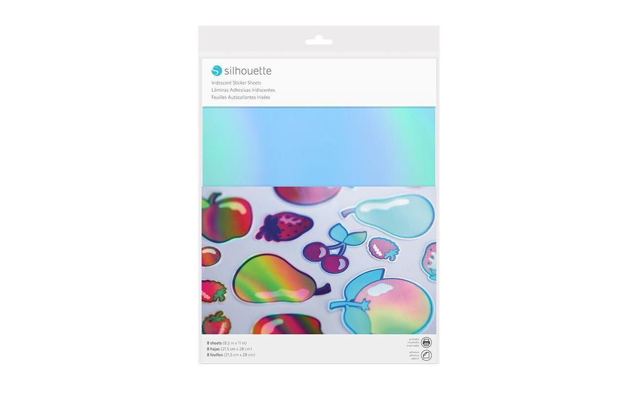 Stickerpapier irisierend Blau/Hellblau/LilaStickerpapier