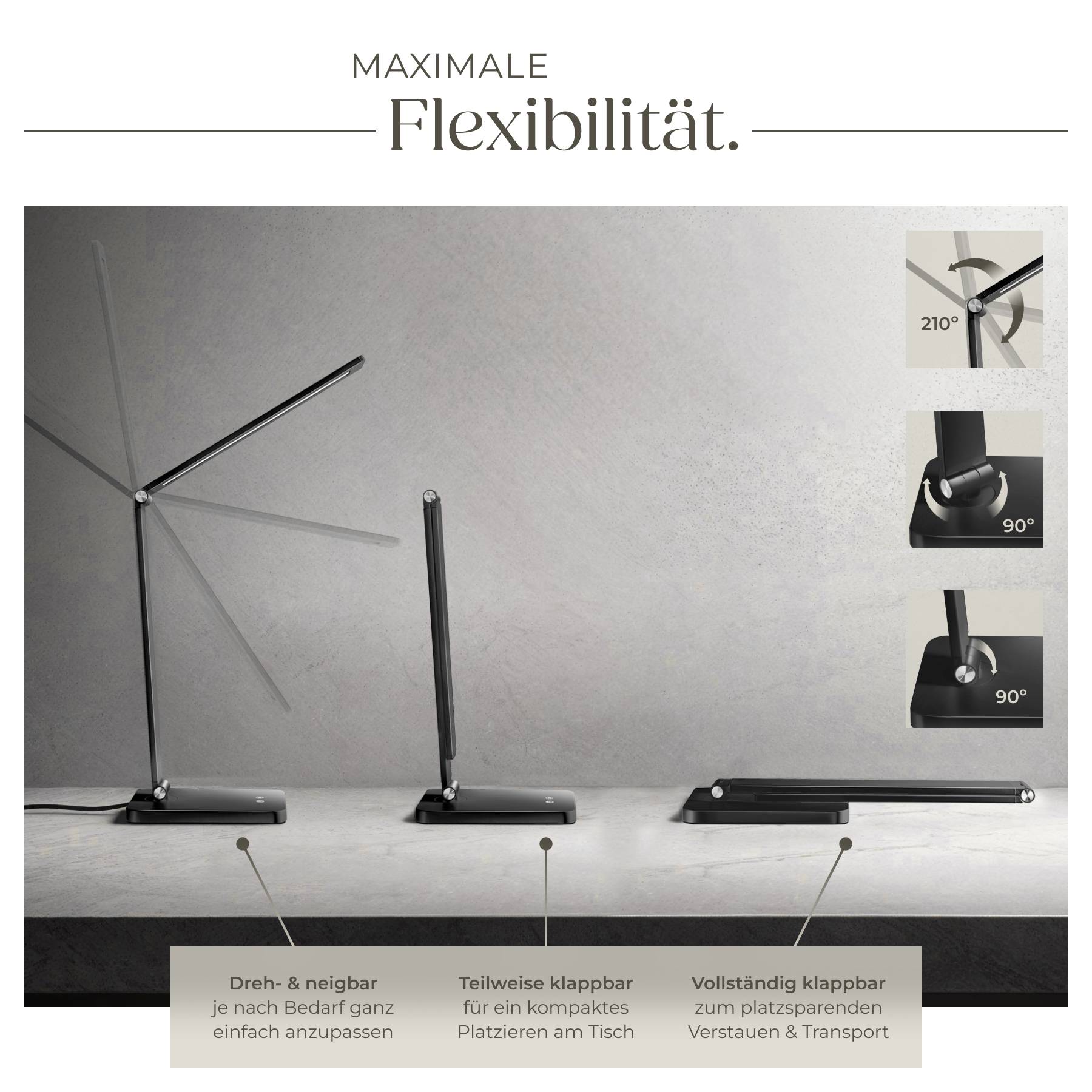 Schreibtischlampe Novaly