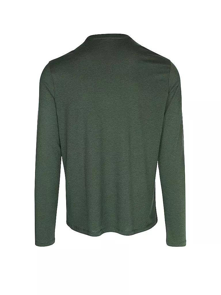 MAJESTIC FILATURES Langarmshirt dunkelgrün