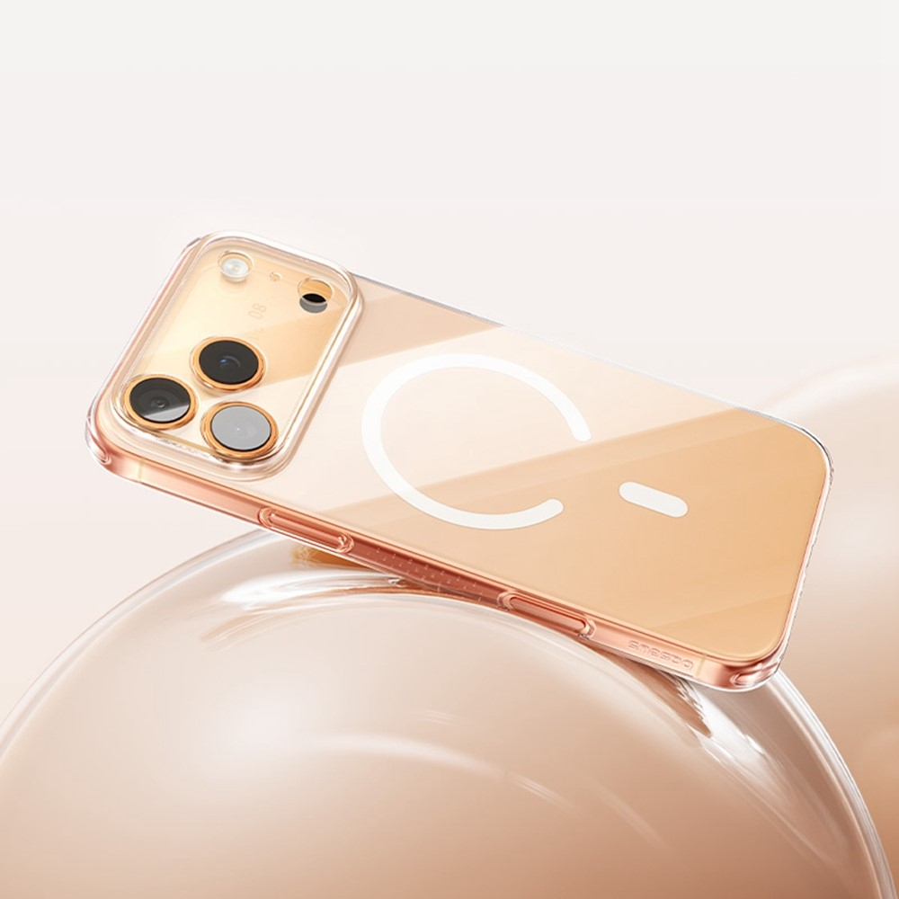 iPhone 17 Pro Max MagSafe Crystal Hardcase Hülle mit Kameraschutz - Transparent