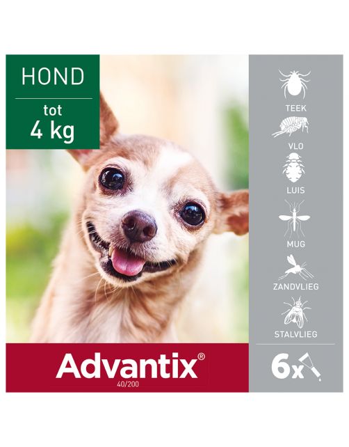 Advantix Spot On 40 0.4 ml - Anti vlooien en tekenmiddel