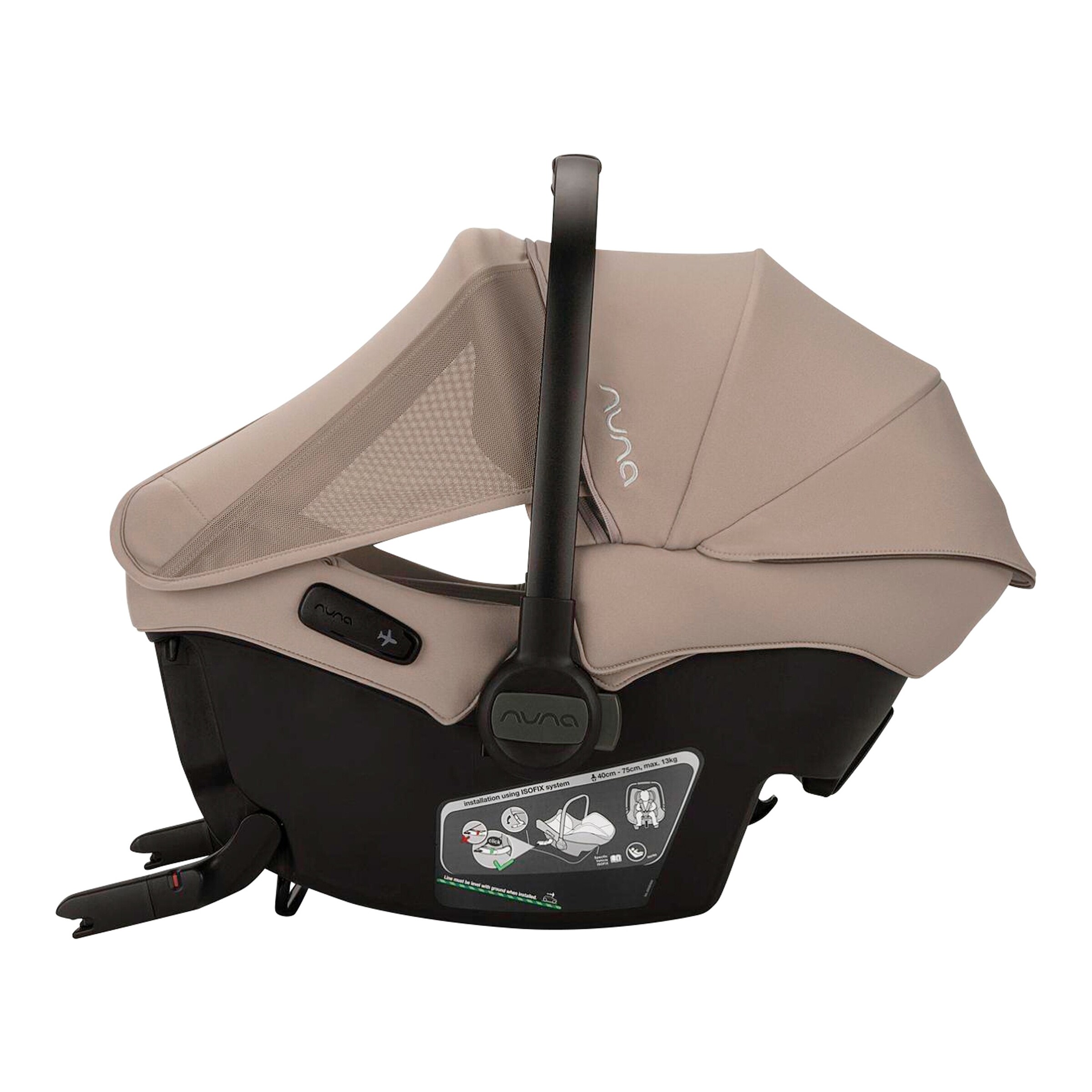 Nuna Babyschale PIPA urbn mit integrierter Isofix-Basis cedar