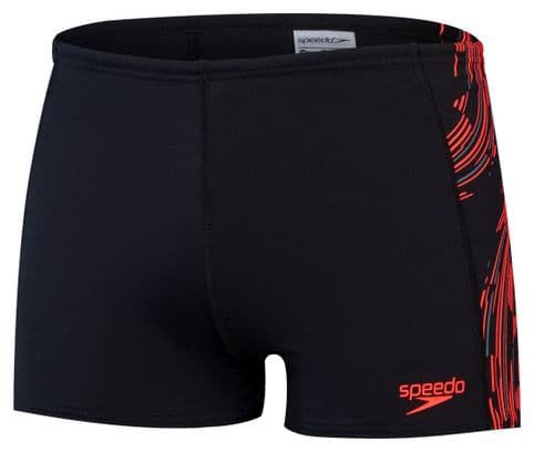 Maillot de Bain Speedo Tech Panel Noir / Rouge