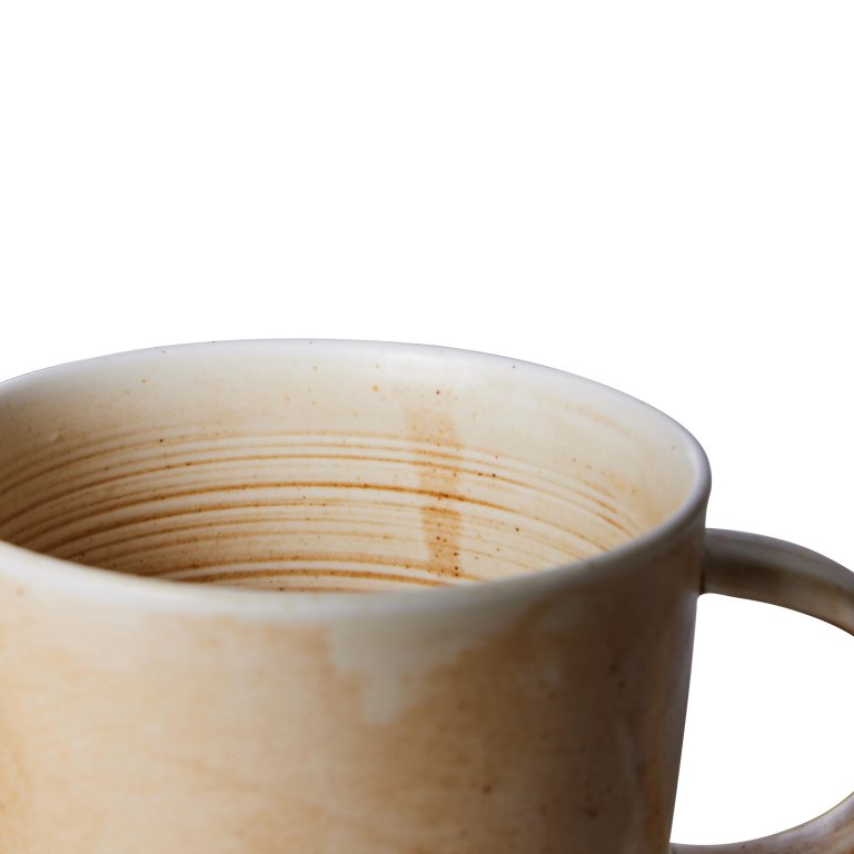 HKliving Chef Ceramic mok met oor rustic blue