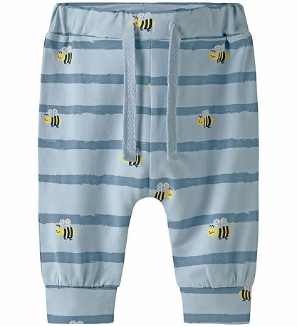 Name It Hosen - NbmVroels - Himmlisch Blue/Bienen m. Streifen