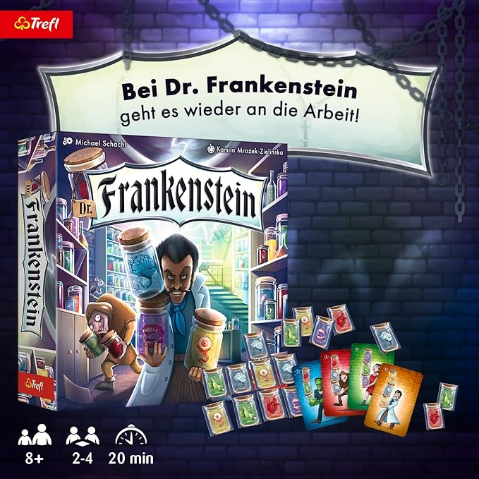 Dr. Frankenstein Brettspiel Gesellschaftsspiel für Familien / Kinder (02545)