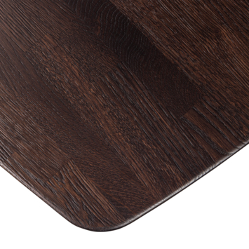 WOOOD tafelblad Tablo Deens ovaal mid brown 24 mm 200x100 cm
