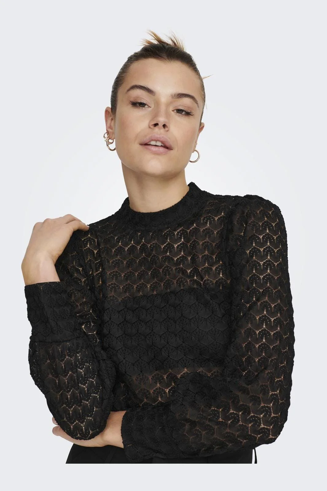 JDY JDYavery L/S Lace Top 4117303 black