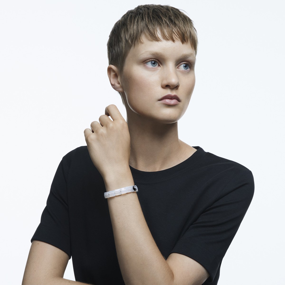 Bracelet Swarovski Letra Yin Yang