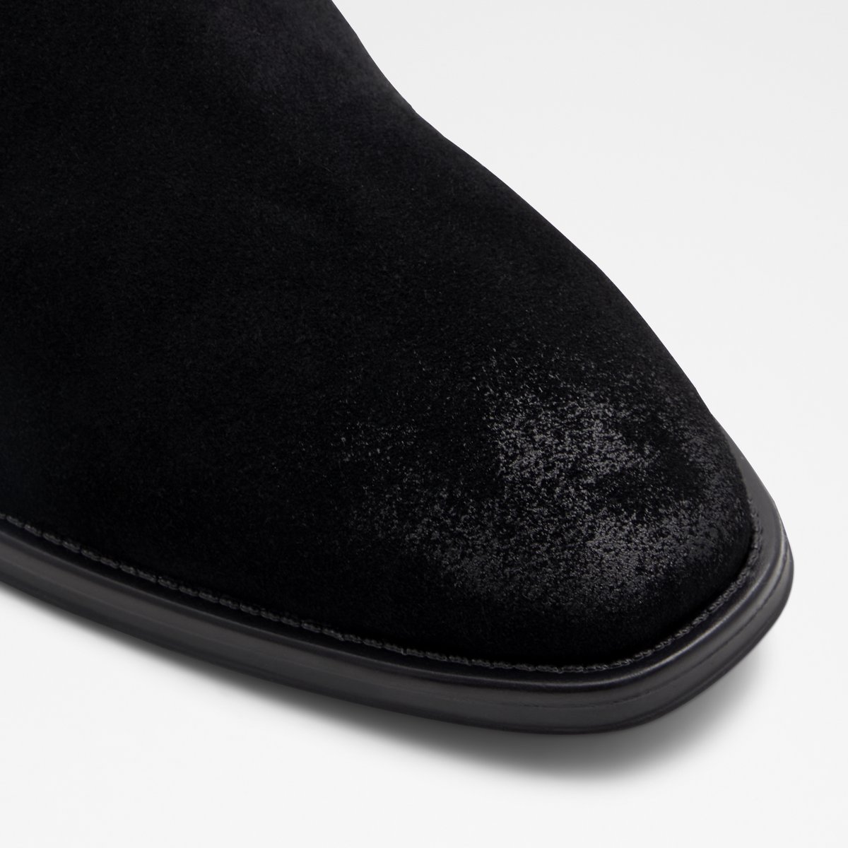 Gweracien Black Leather Suede Men Casual boots