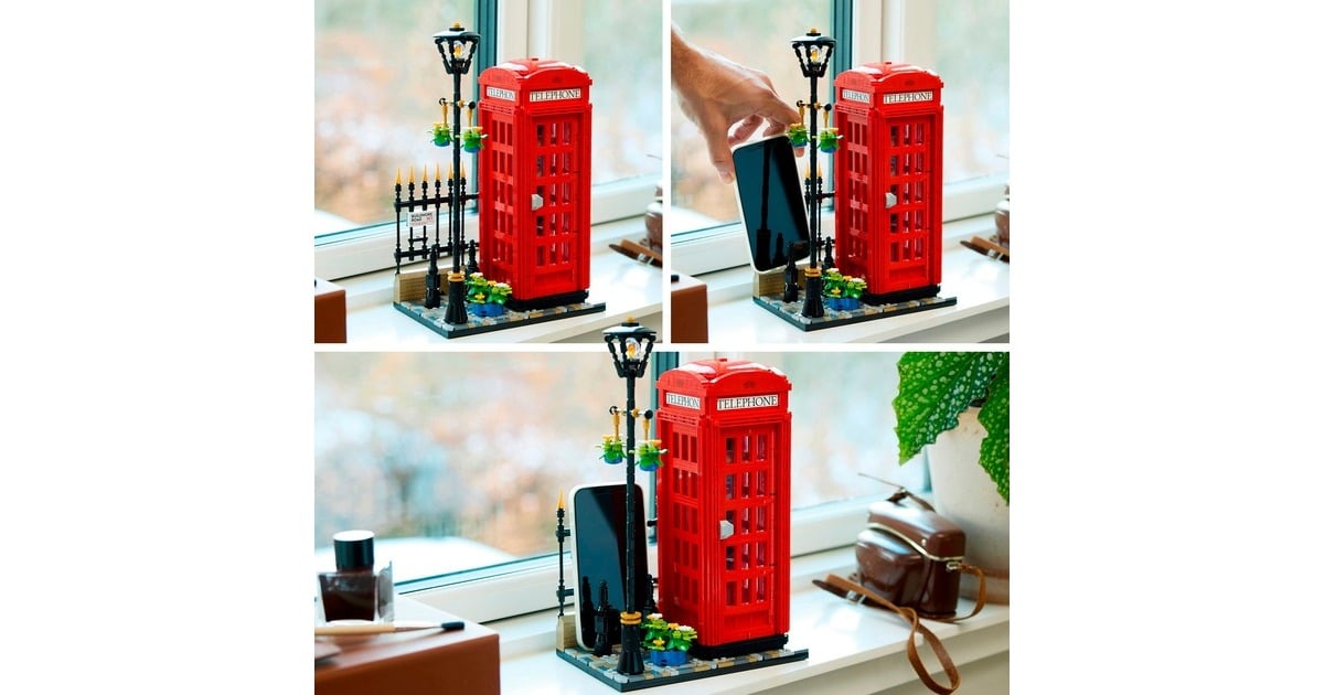 LEGOIdeas - Rode Londense telefooncel Constructiespeelgoed  (21347)