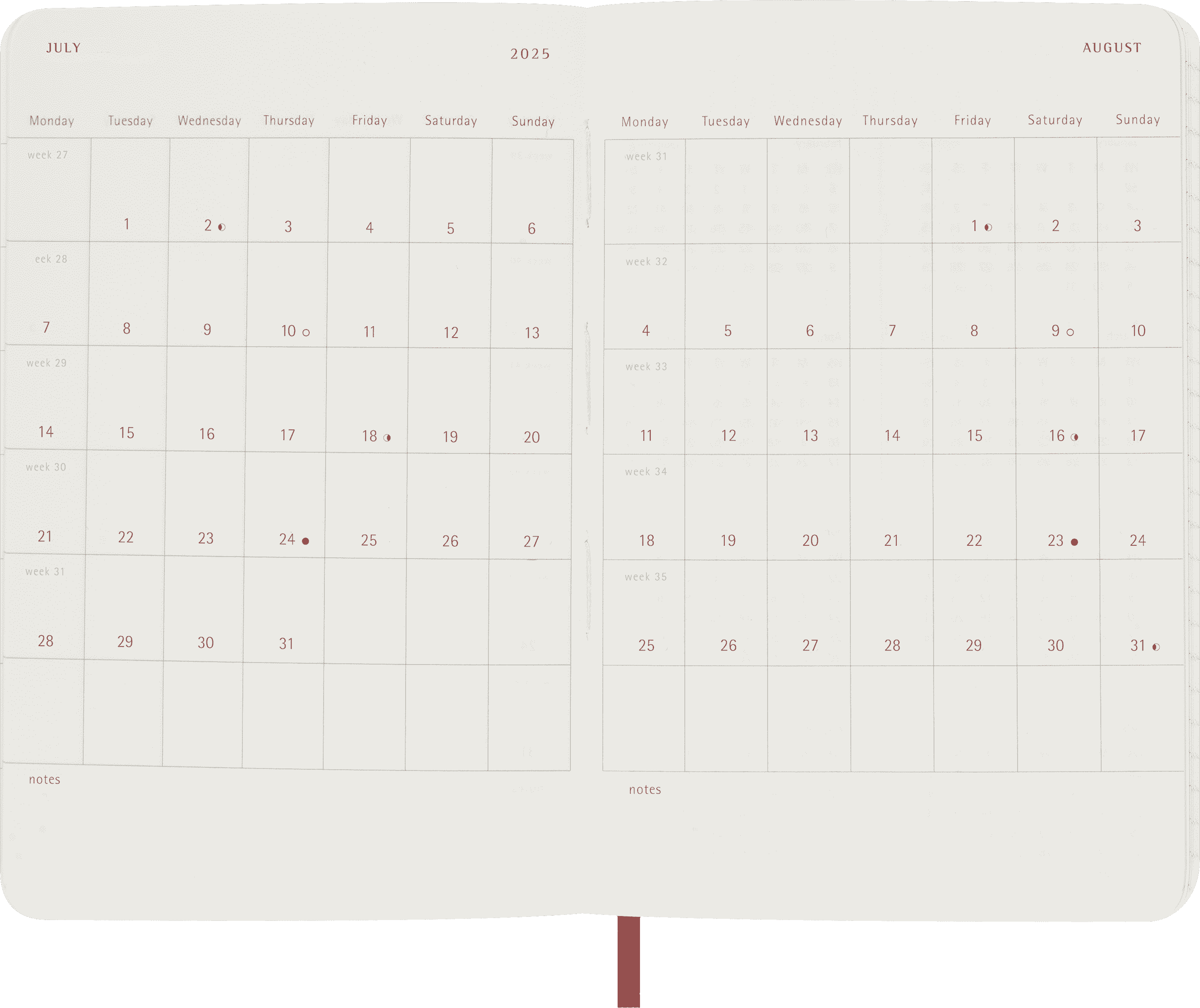 Classic Planner 2025 Pocket Daily, soft cover, 12 months