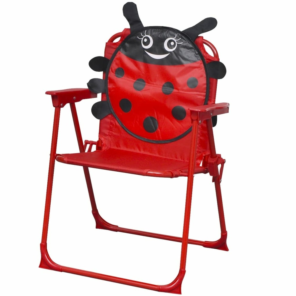 Jeu de bistro avec parasol pour enfants 3 pcs rouge