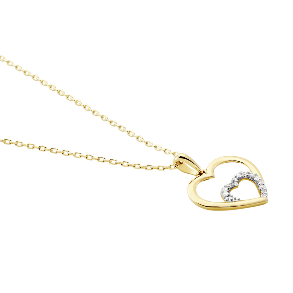 Collier Abeni Or Jaune Diamant