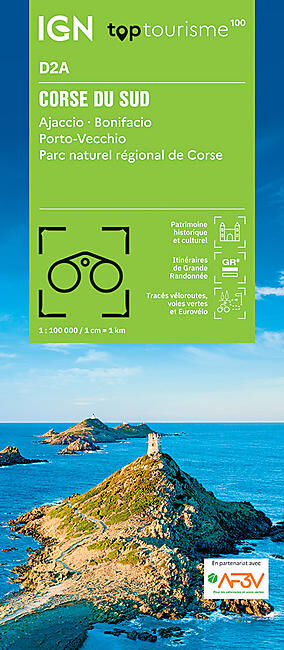 IGN - CORSE-DU-SUD D2A TOP TOURISME 100 IGN