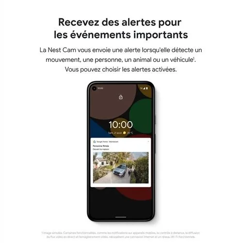 Google Nest Cam (lot de 2) Caméra de surveillance