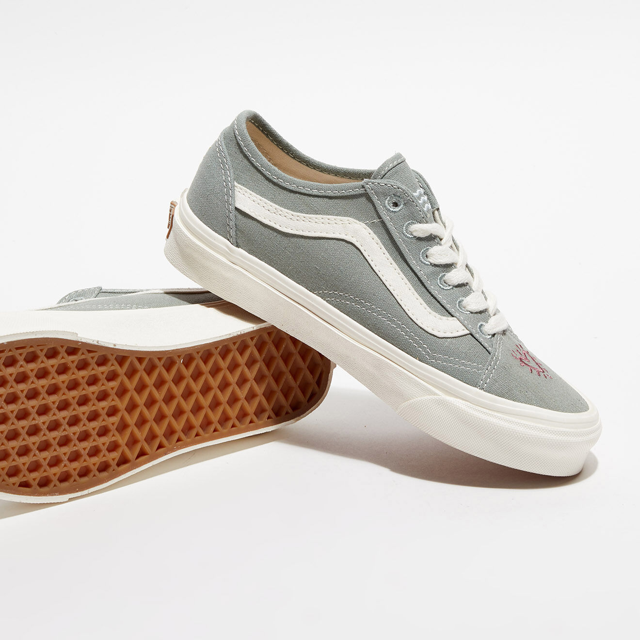 Vans Baskets en Toile Old Skool Tape vert de gris