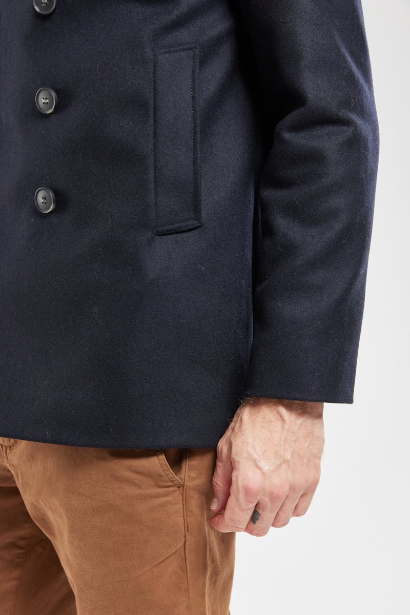 Caban double boutonnage - laine