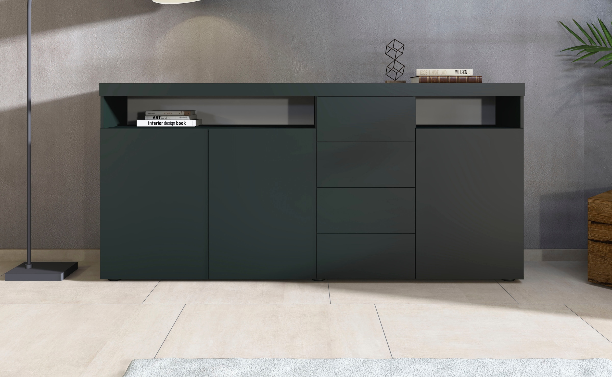 borchardt Möbel Highboard »Kapstadt« Breite  200 cm