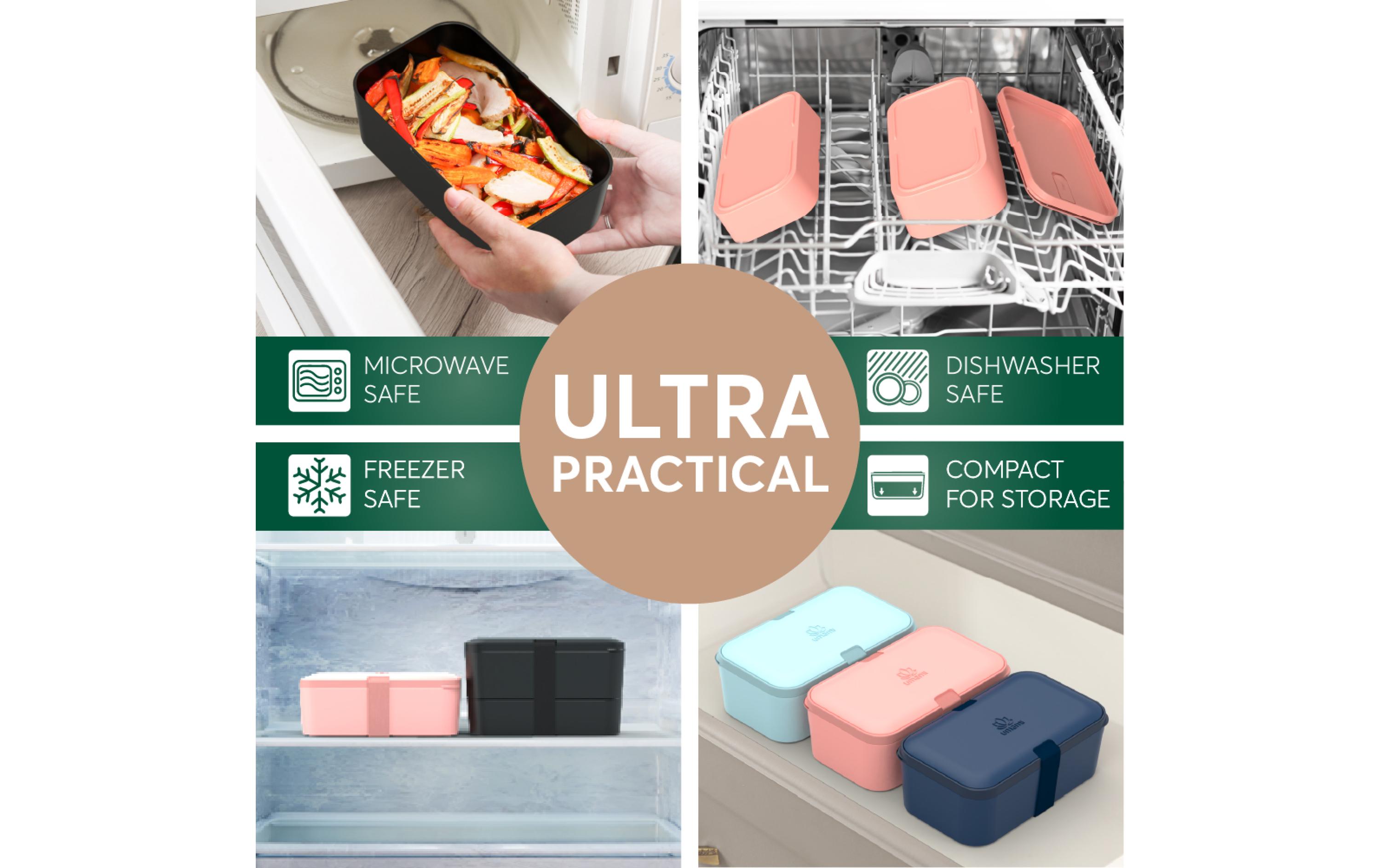 Lunchbox Nestable L Onyx BlackPraktische und nachhaltige Lunchbox