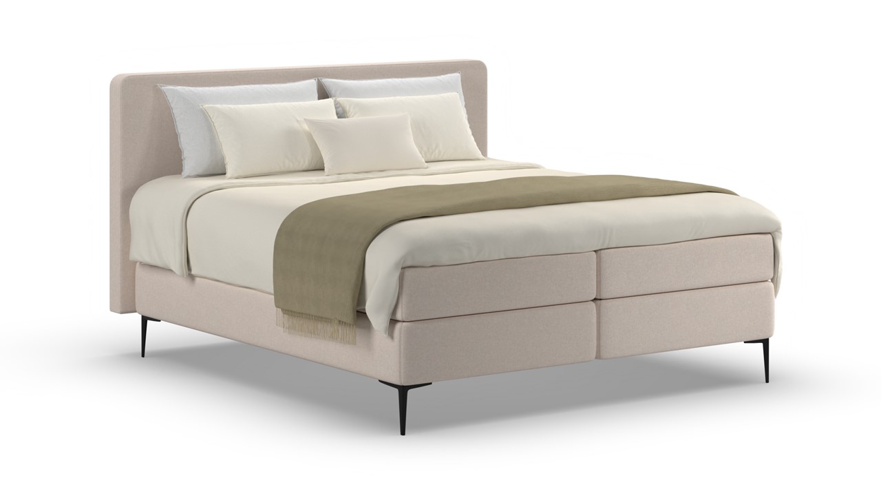 Boxspring Glade - Warm wool beige