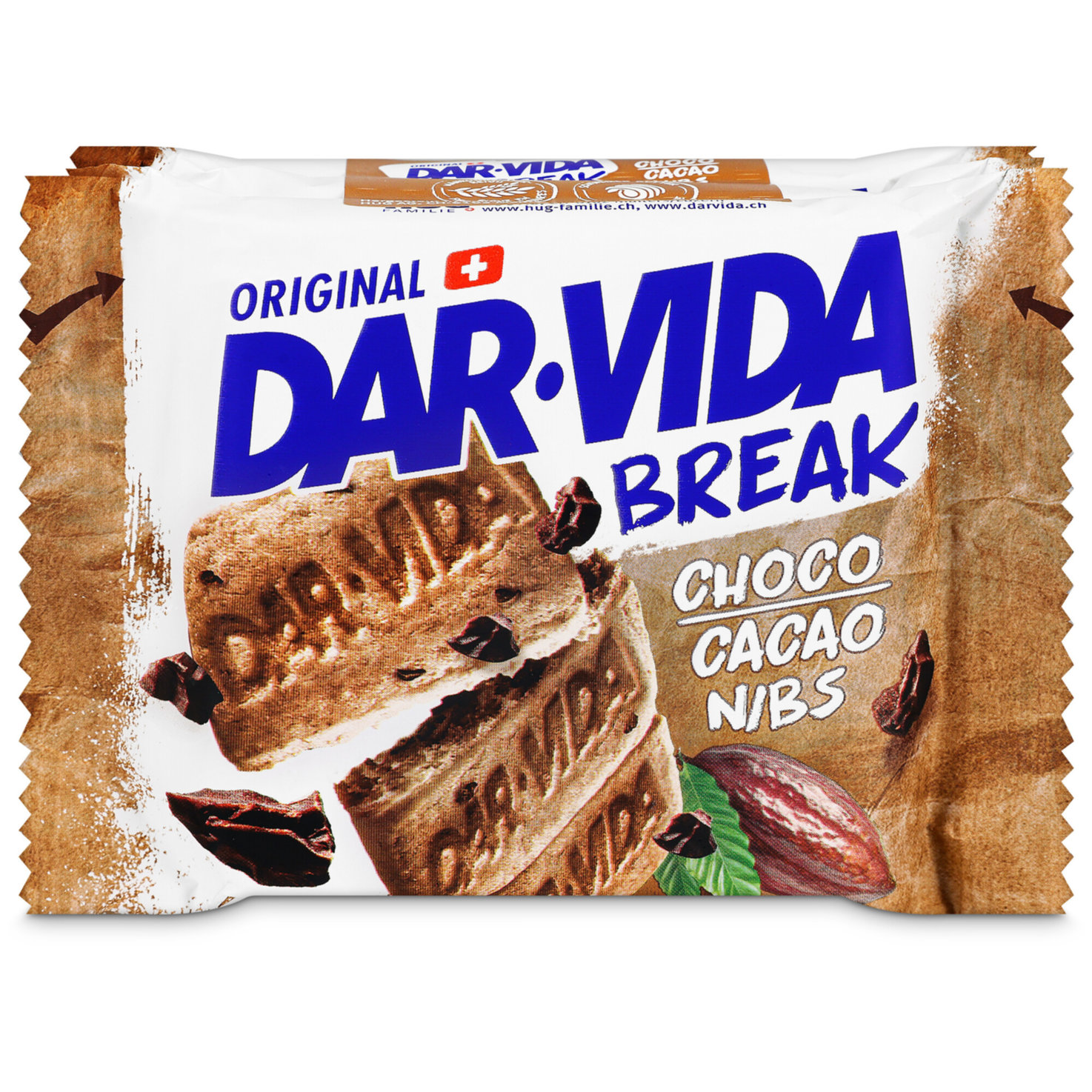 Dar-Vida Break Choco Cacaonibs 3 Portionen