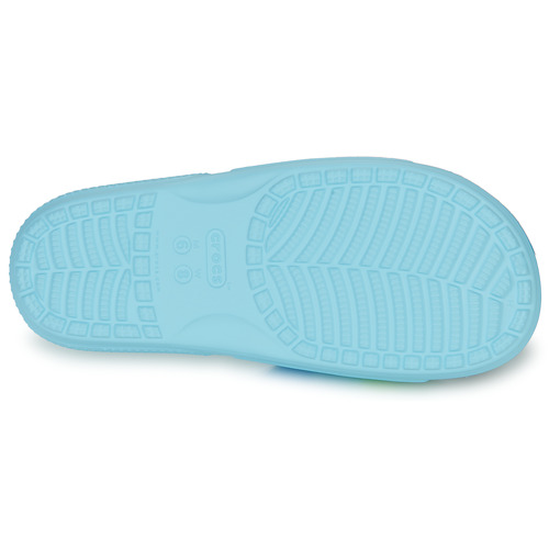 Crocs - CLASSIC CROCS OMBRE SLIDE - Bleu / Vert