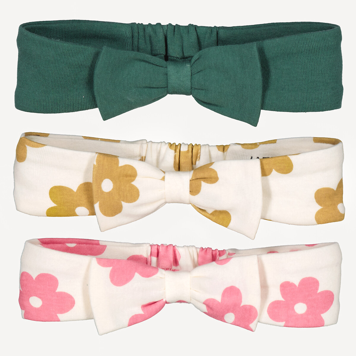 COLEÇÕES LA REDOUTE<br>Conjunto de 3 faixas de cabelo