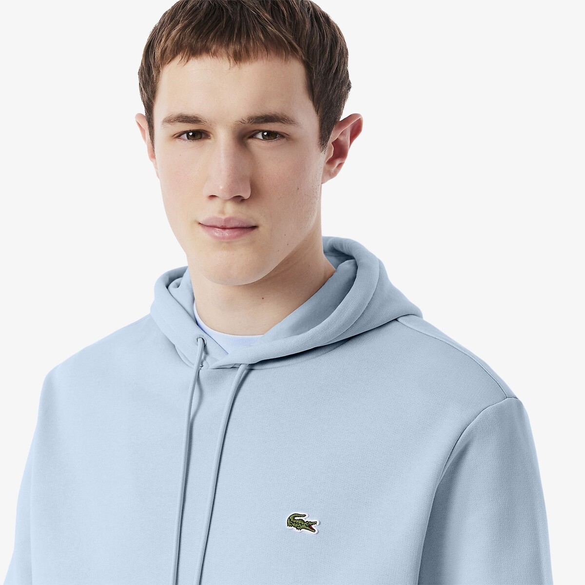 Moletom com capuz de algodão LACOSTE