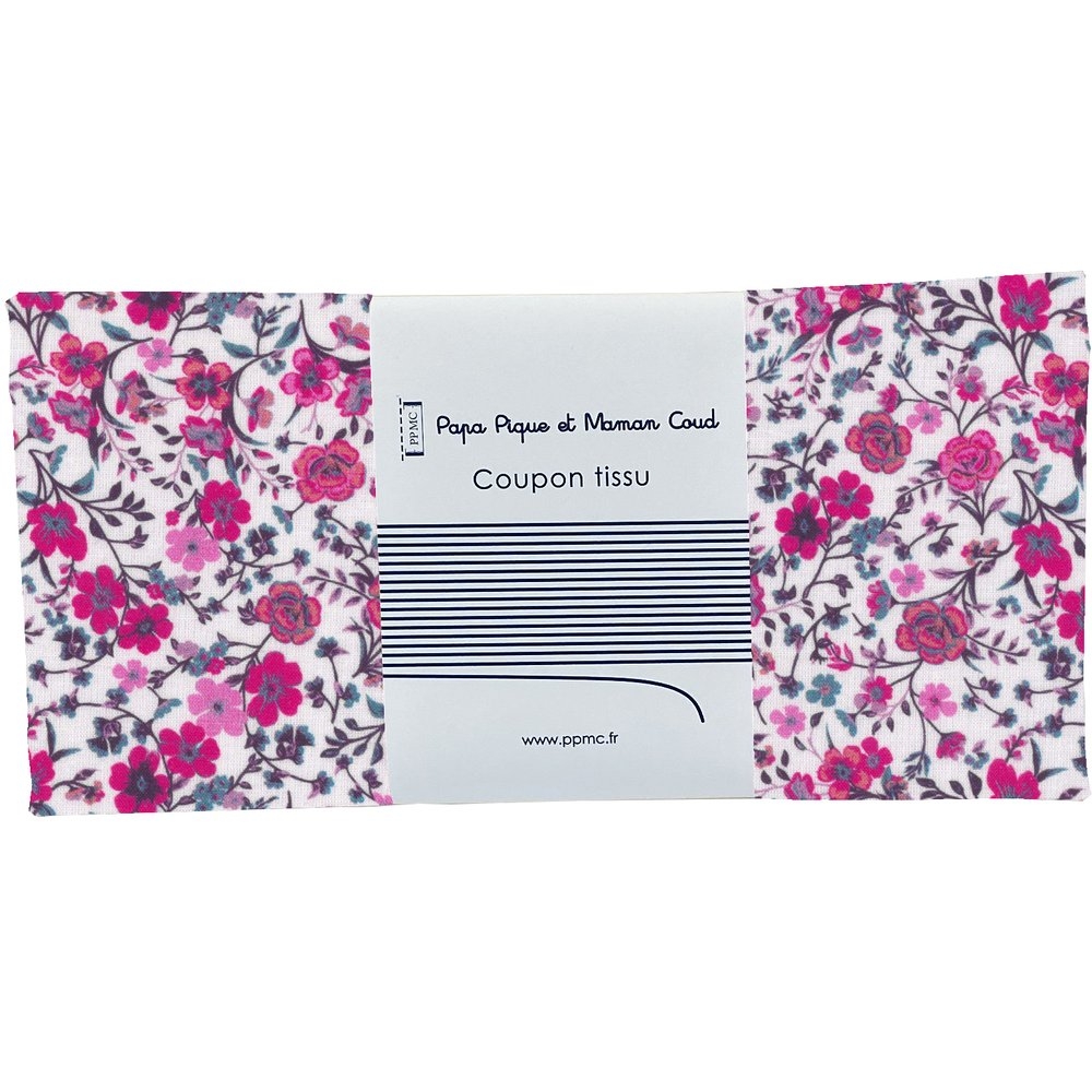 Coupon Tissu 50 Cm Ex2229 Lianes Fuchsia