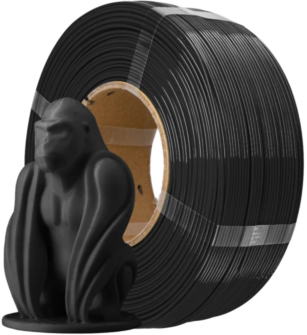 AzureFilm  PETG Hyper Speed Refill Black, 1,75 mm / 1000 g    Universal Filament ohne Spule
