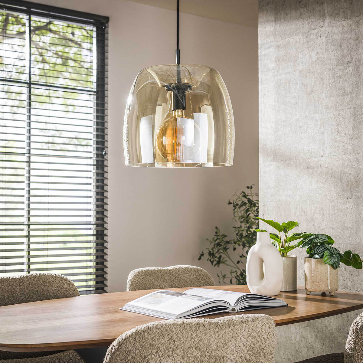 Hanglamp Travolta Amber
