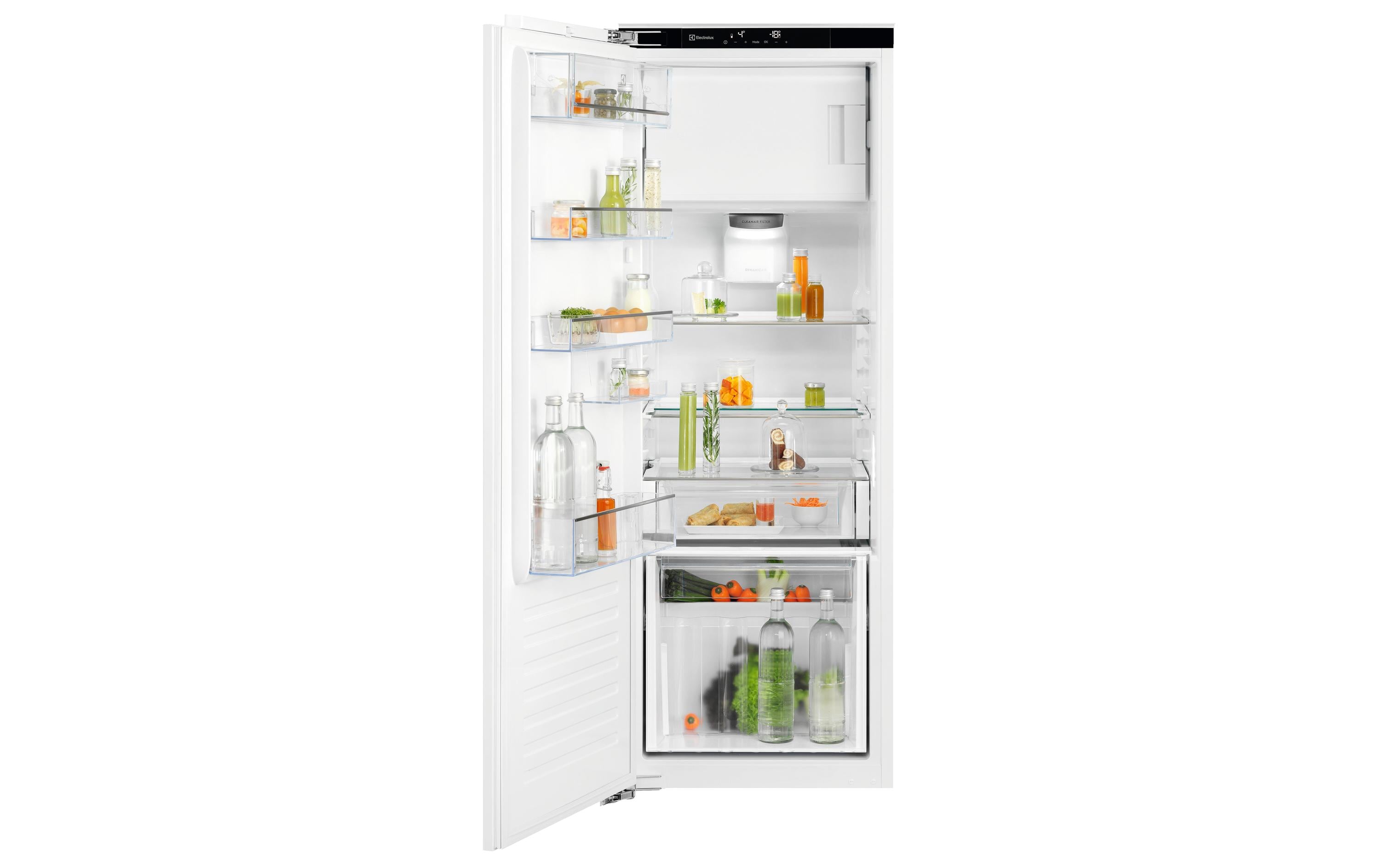 Einbaukühlschrank IK285SAL Links/Wechselbar<br>Vollintegrierter Einbaukühlschrank mit grosszügigem Innenraum, FlexiShelf und sanft schliessender SoftClosing-Tür