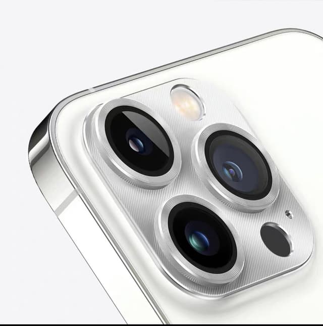 iPhone kamera beskyttelse Sølv