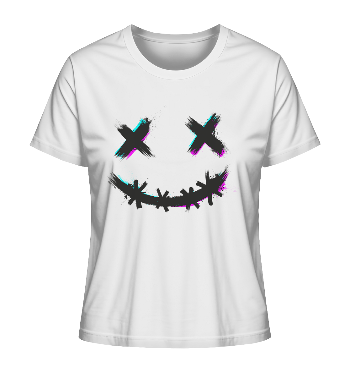 DartSturm - Scary Smile Schwarz - Ladies Organic Shirt
