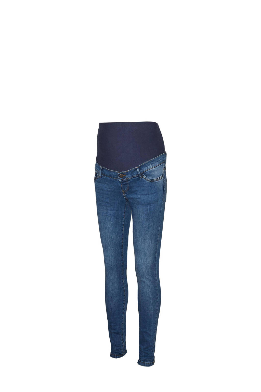 VERO MODA MATERNITY skinny zwangerschapsjeans VMMTANYA medium blue denim