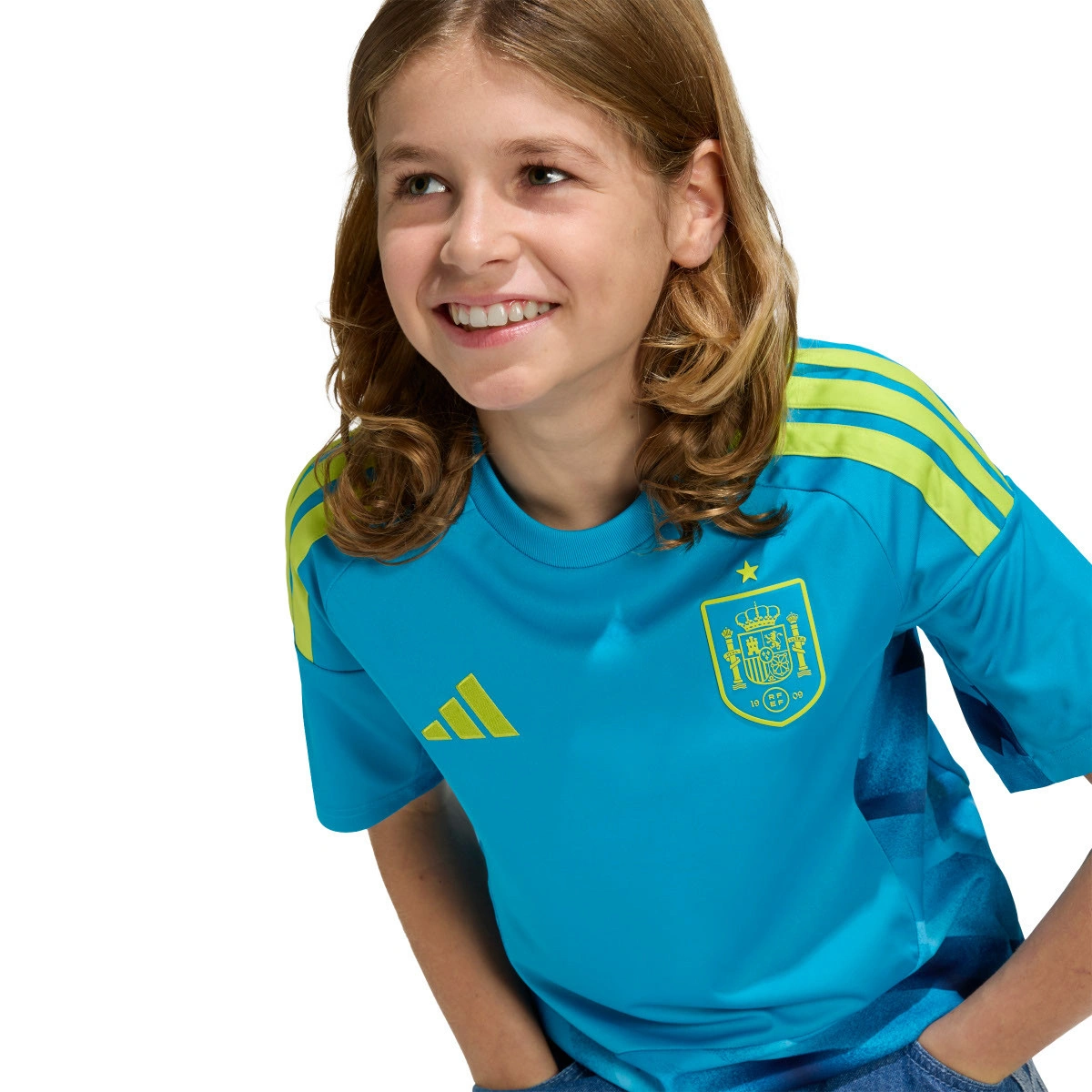 Camisola adidas Spain Fef Primeiro Equipamento Guarda-redes Mundial 2026 Criança
