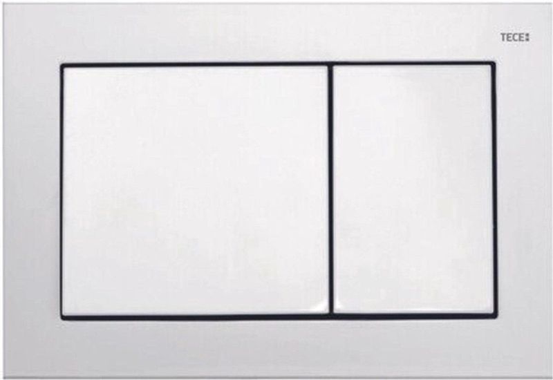 Tece - TeceBase Duwplaat - Kunststof - Wit - 214 x 145 x 18 mm