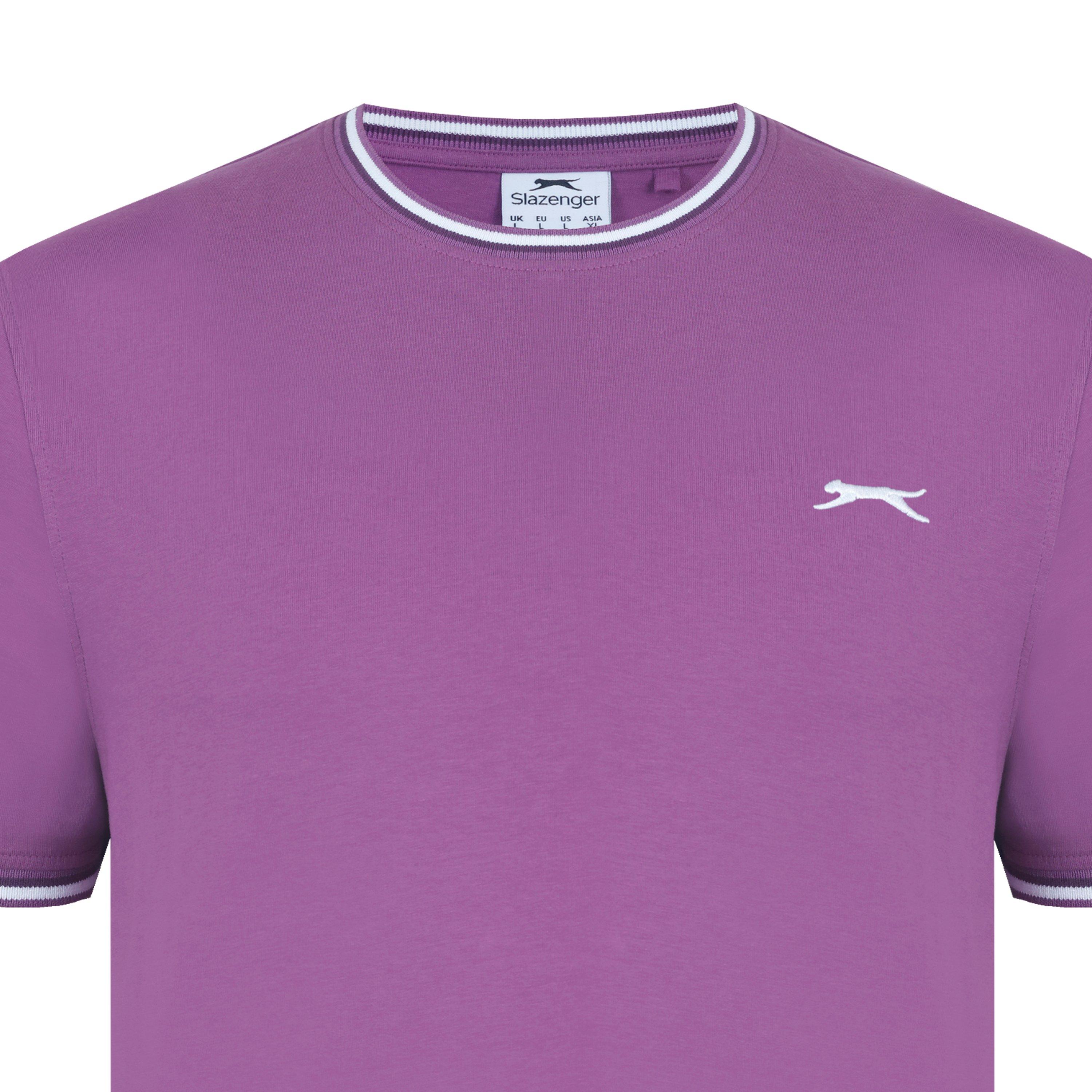 Slazenger Tipped T Shirt Mens