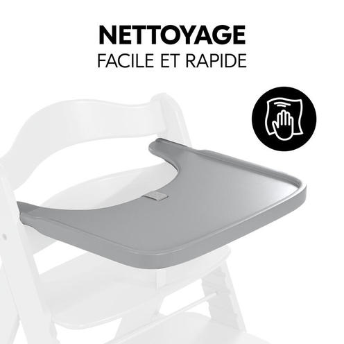 Tablette pour chaise haute Alpha+ - Gris - HAUCK