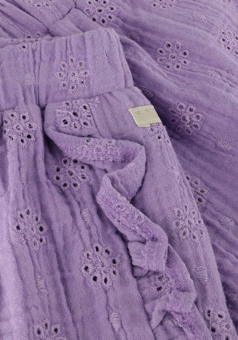 DAILY7 paarse daily7 shorts short ruffle muslin broderie
