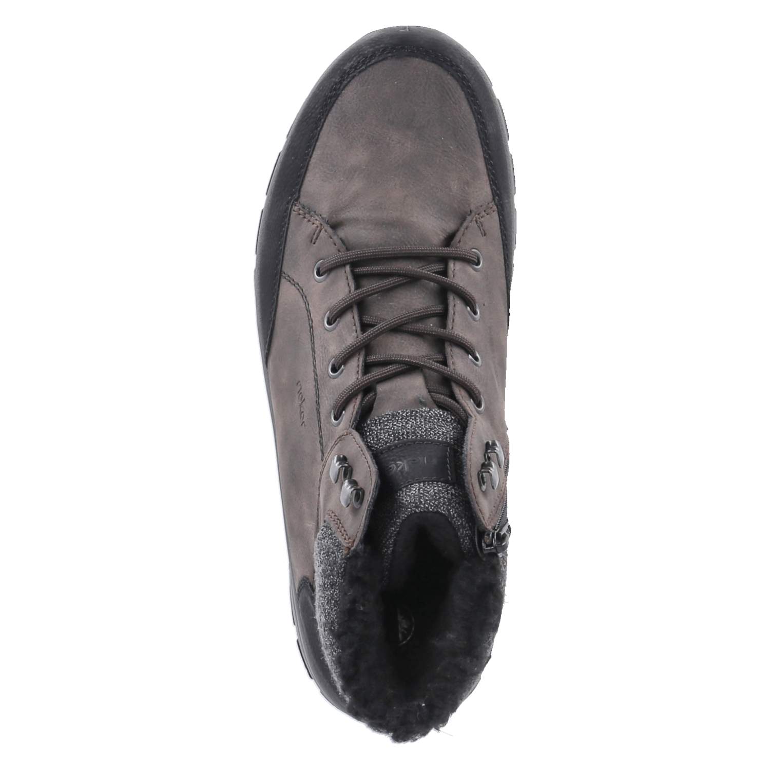 Rieker Winterboots - schwarz/moro/granit