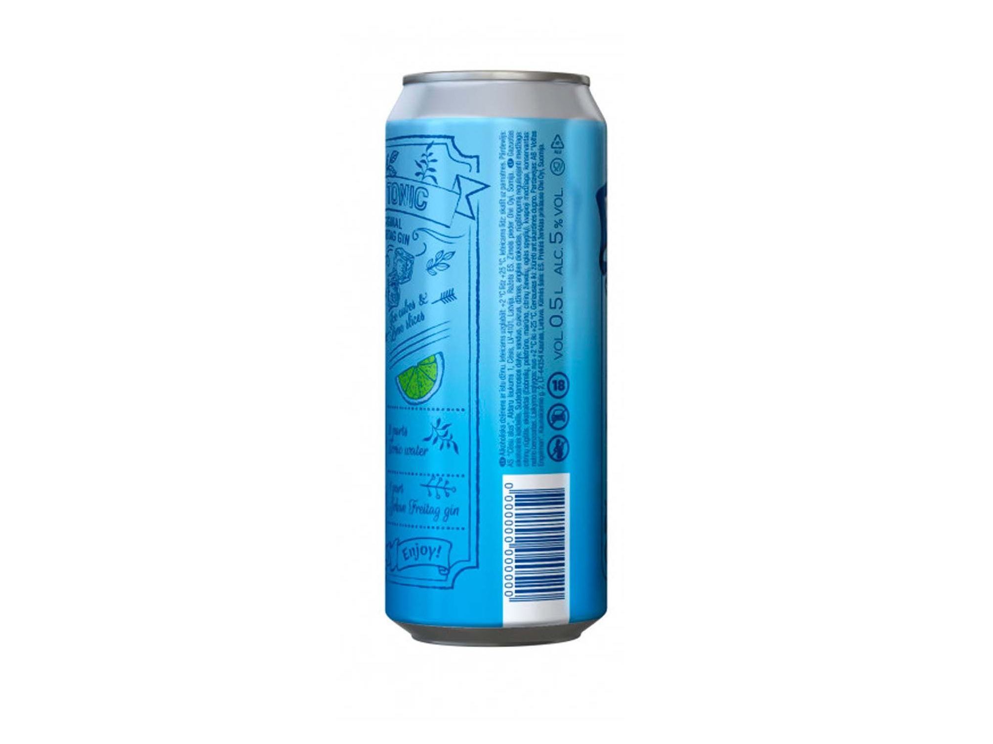 GIN TONICO JOHAN FREITAG 0.50L