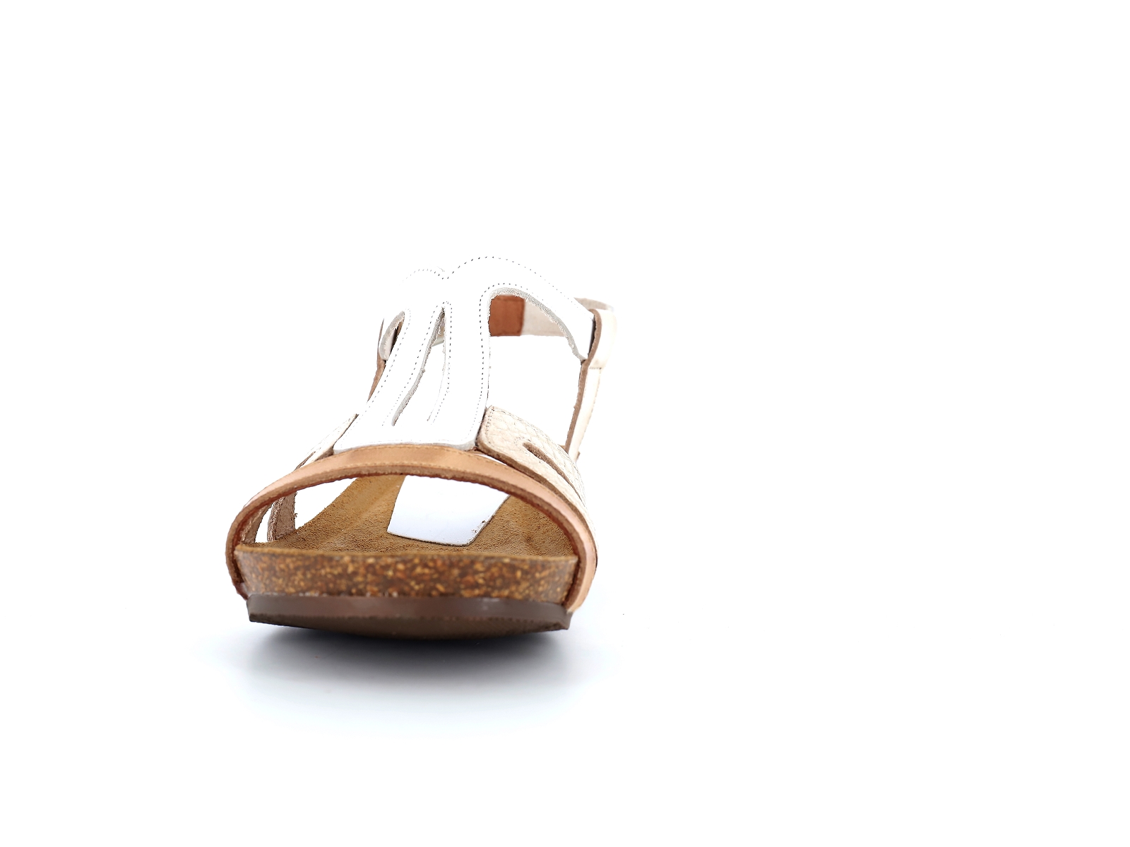 Xapatan-BULAD  1535 Cuir Multi Blanc