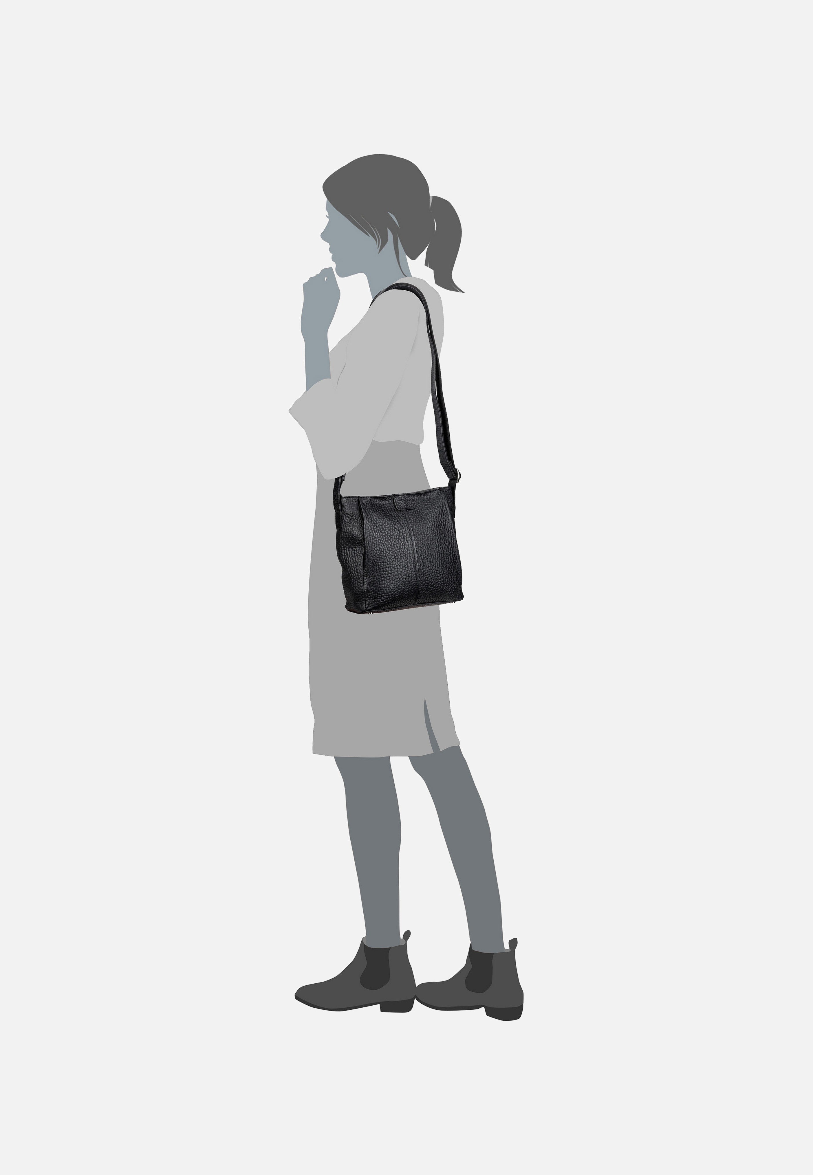Beatrix 22143 Schwarz - Beuteltasche