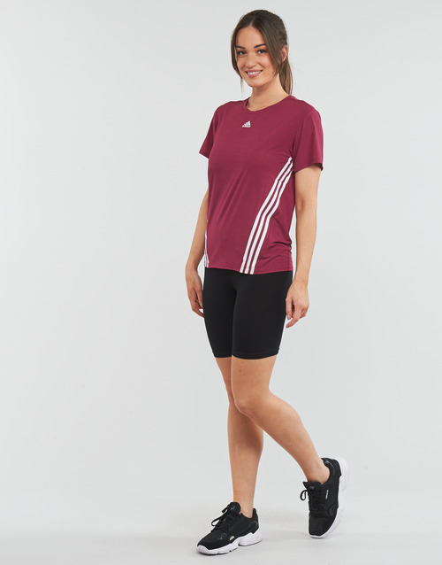 adidas Performance - TRAIN WTR ICNS 3 Stripes T-SHIRT - Bordeaux