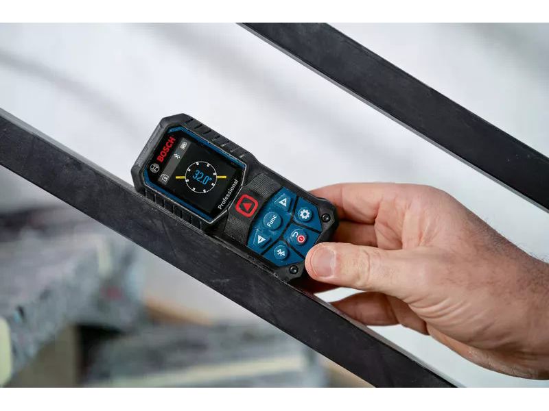 Bosch Professional Laserempfänger GLM 50-27 C Laser-Entfernungsmesser für raue Baustellen