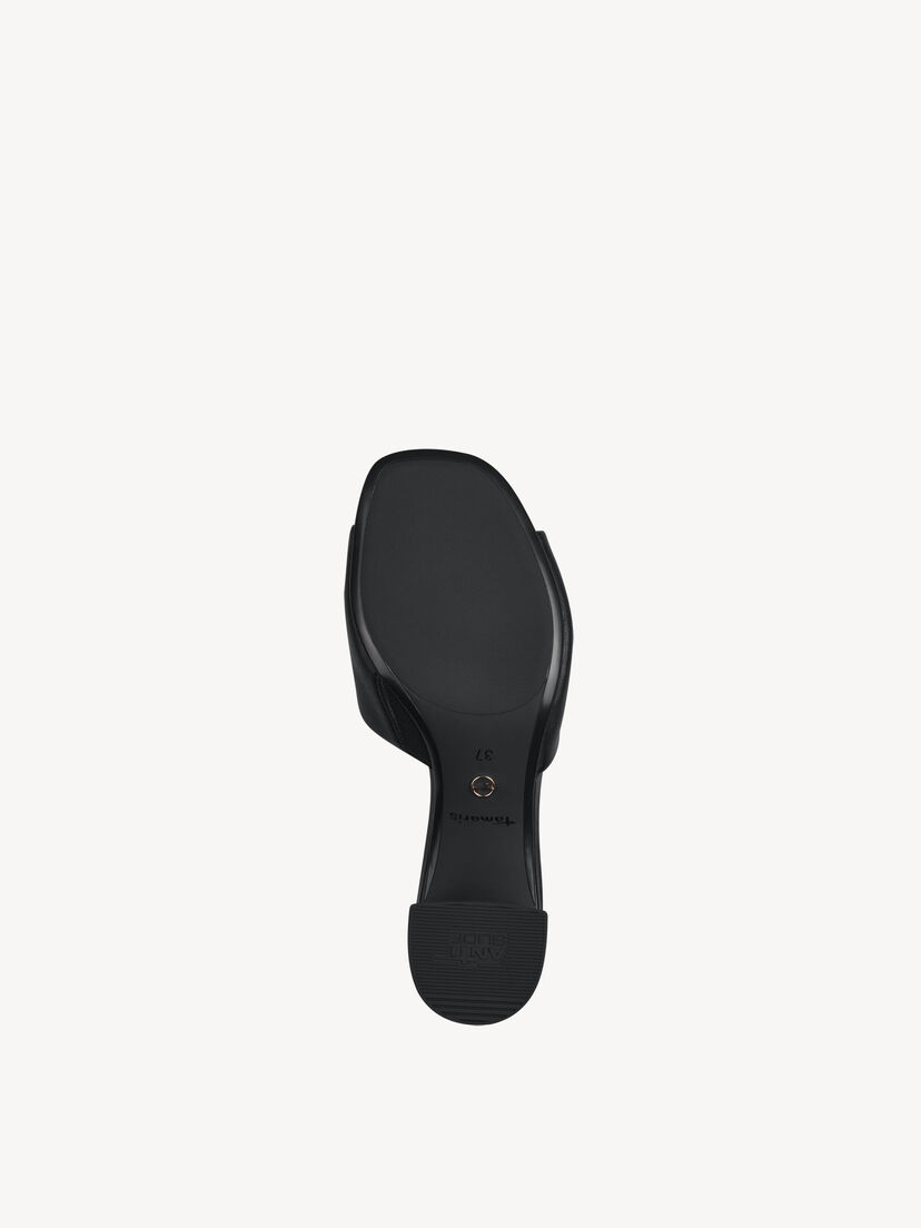 Leren Slipper - zwart