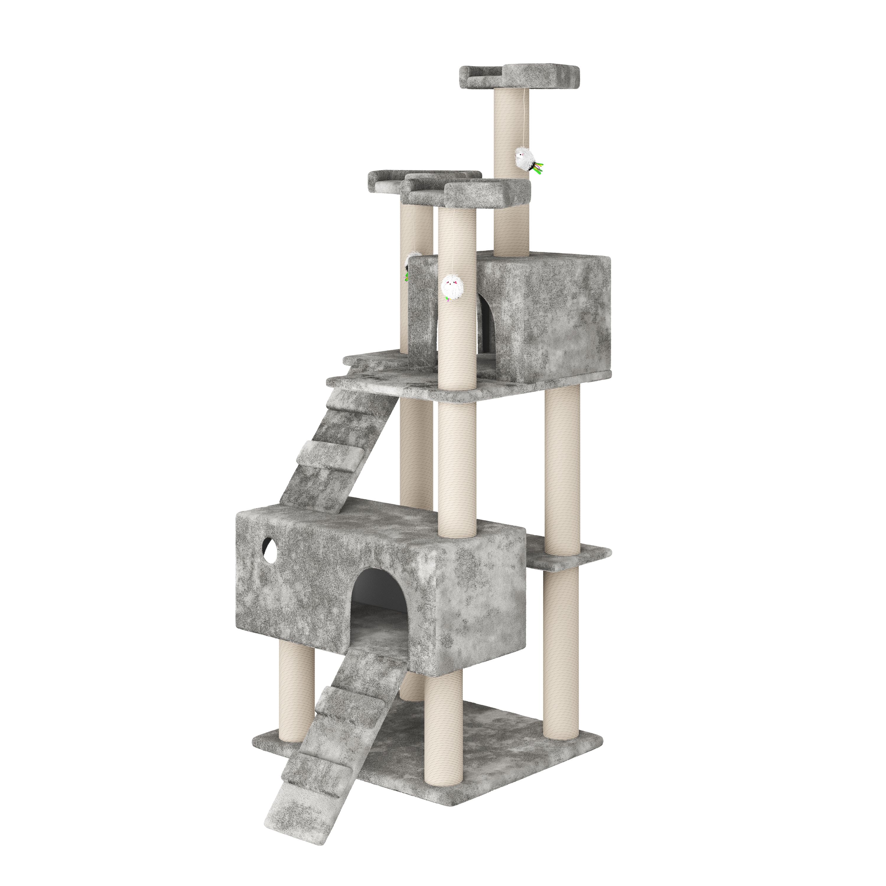 Katzenbaum MIRO 182 cm grau